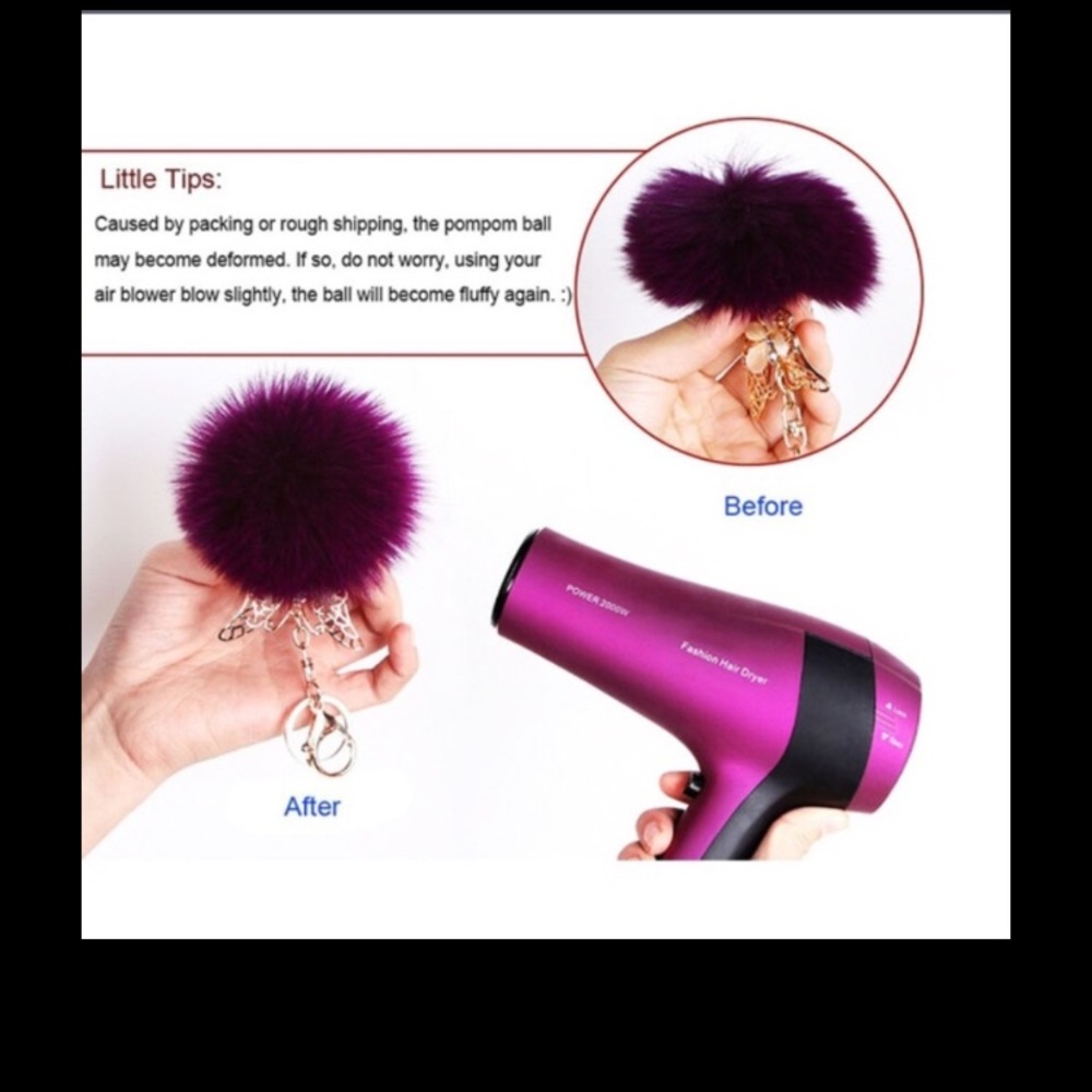 🍭 Super Colorful Rainbow Style Fuzzy Pom Pom 🍬 - Picture 7 of 7